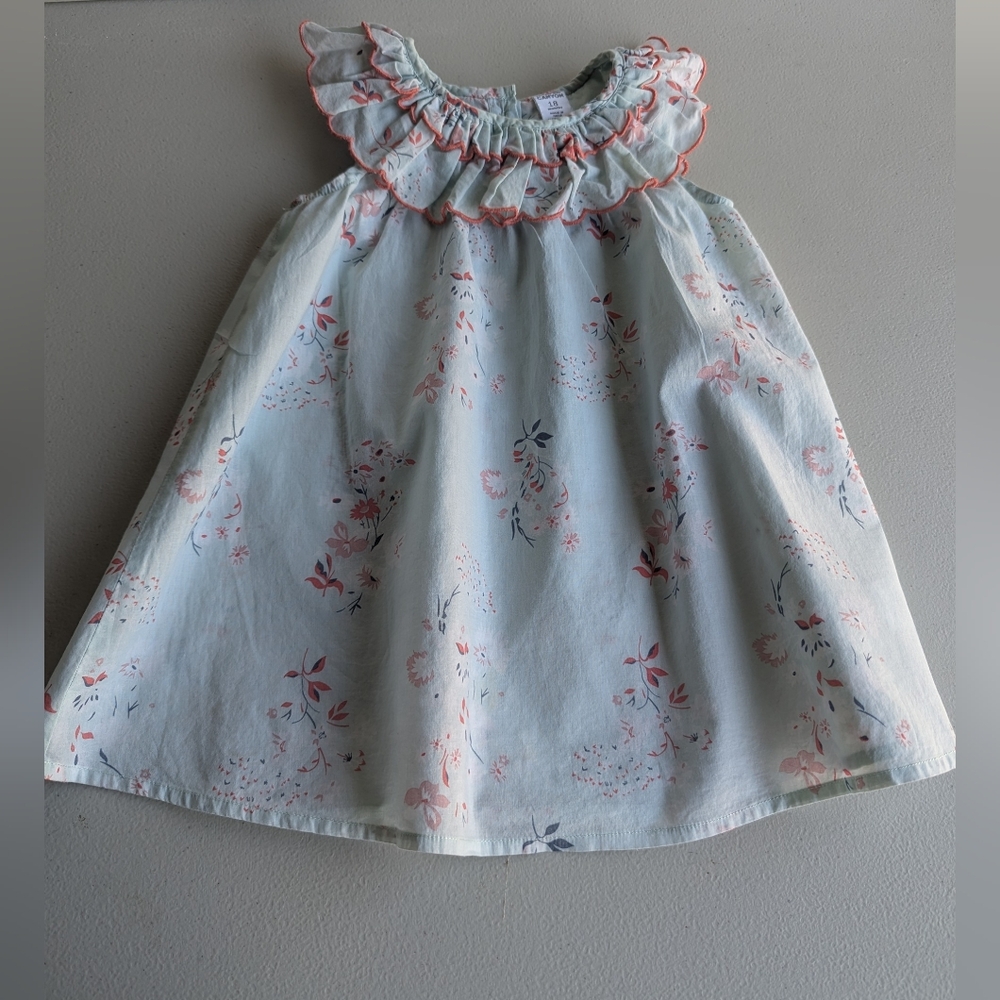 Floral Ruffle Kids Dress